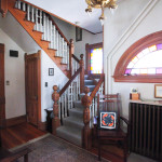 Stairs in front entrance of Inn