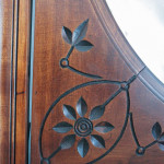 Woodwork detail around the Inn